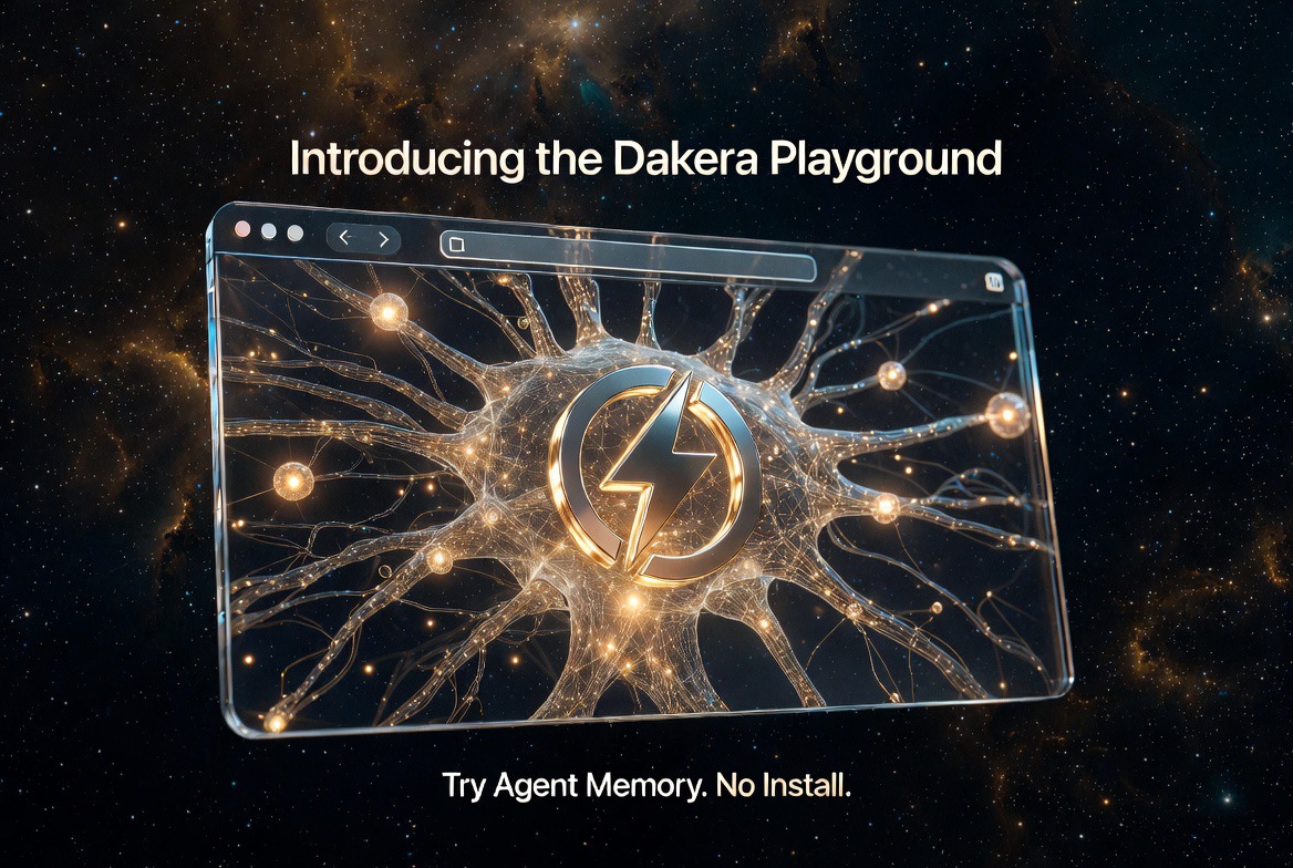 Introducing the Dakera Playground — Try Agent Memory Free